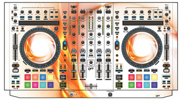 Denon DJ MC 7000 Skin Orange Swirl